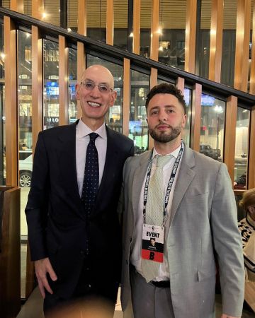 The NBA Commissioner, Adam Silver